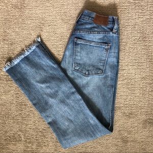 Madewell 10 inch High Riser Demi Boot Jean